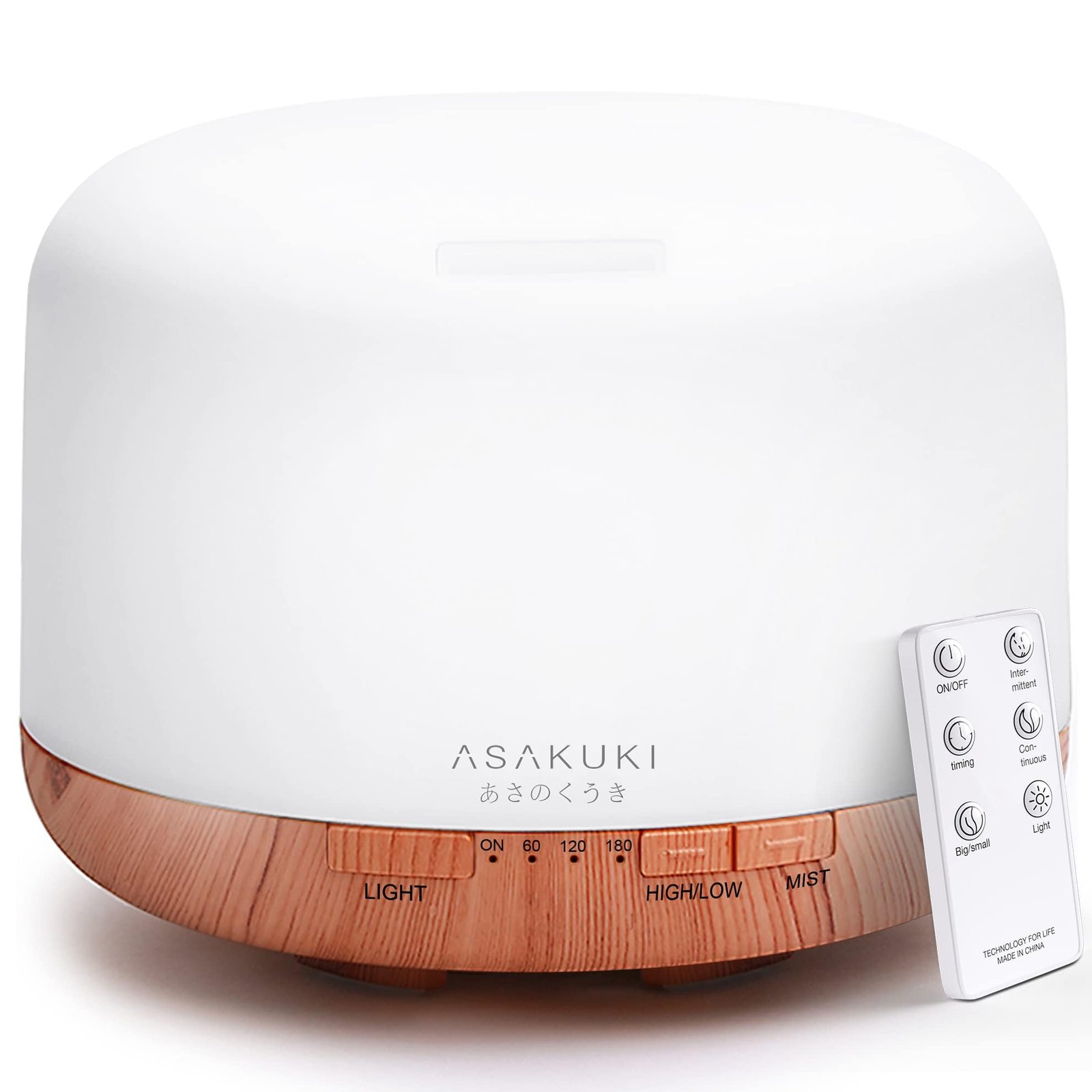 ASAKUKI Aroma Diffuser 500ML