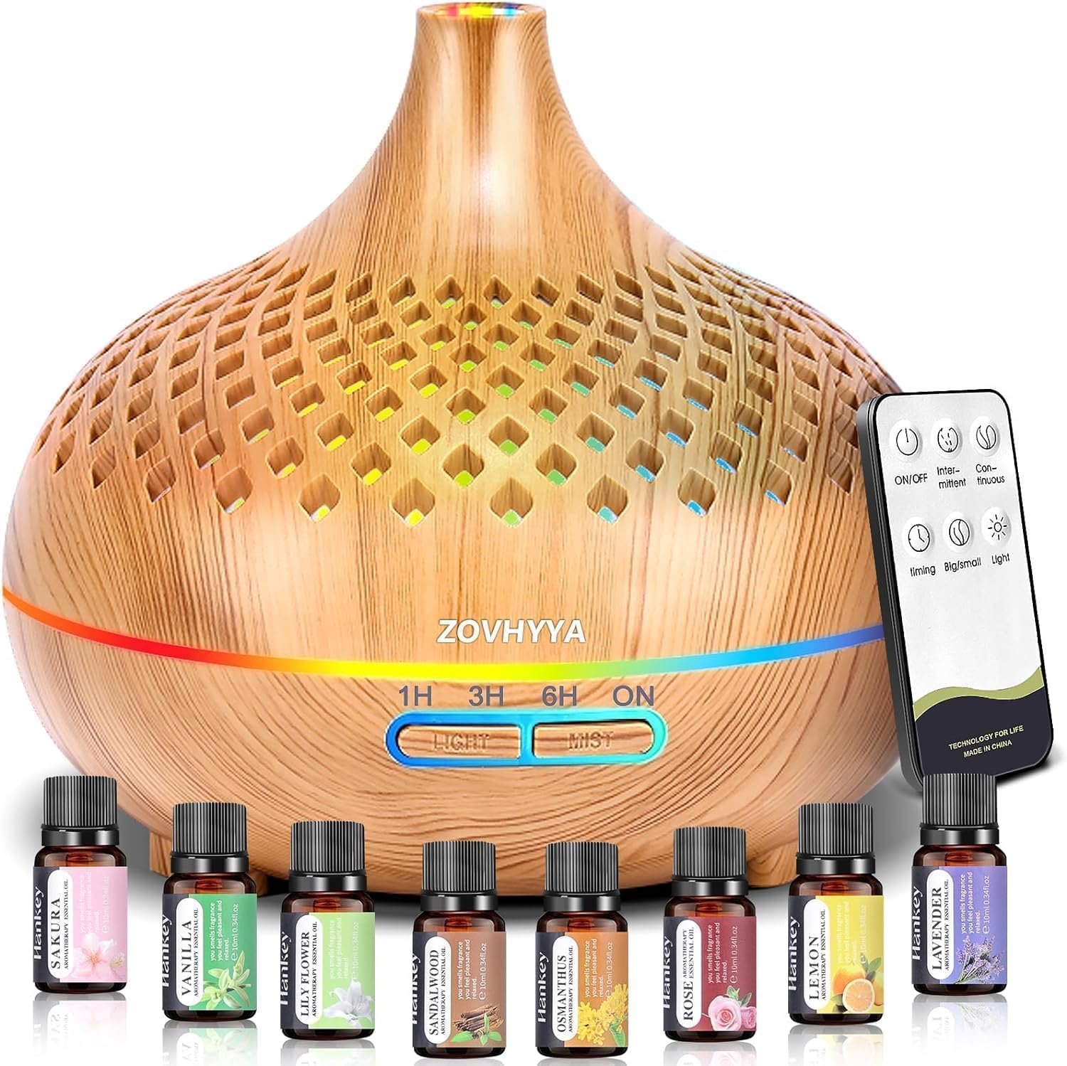 ZOVHYYA 500ML Aroma Diffuser