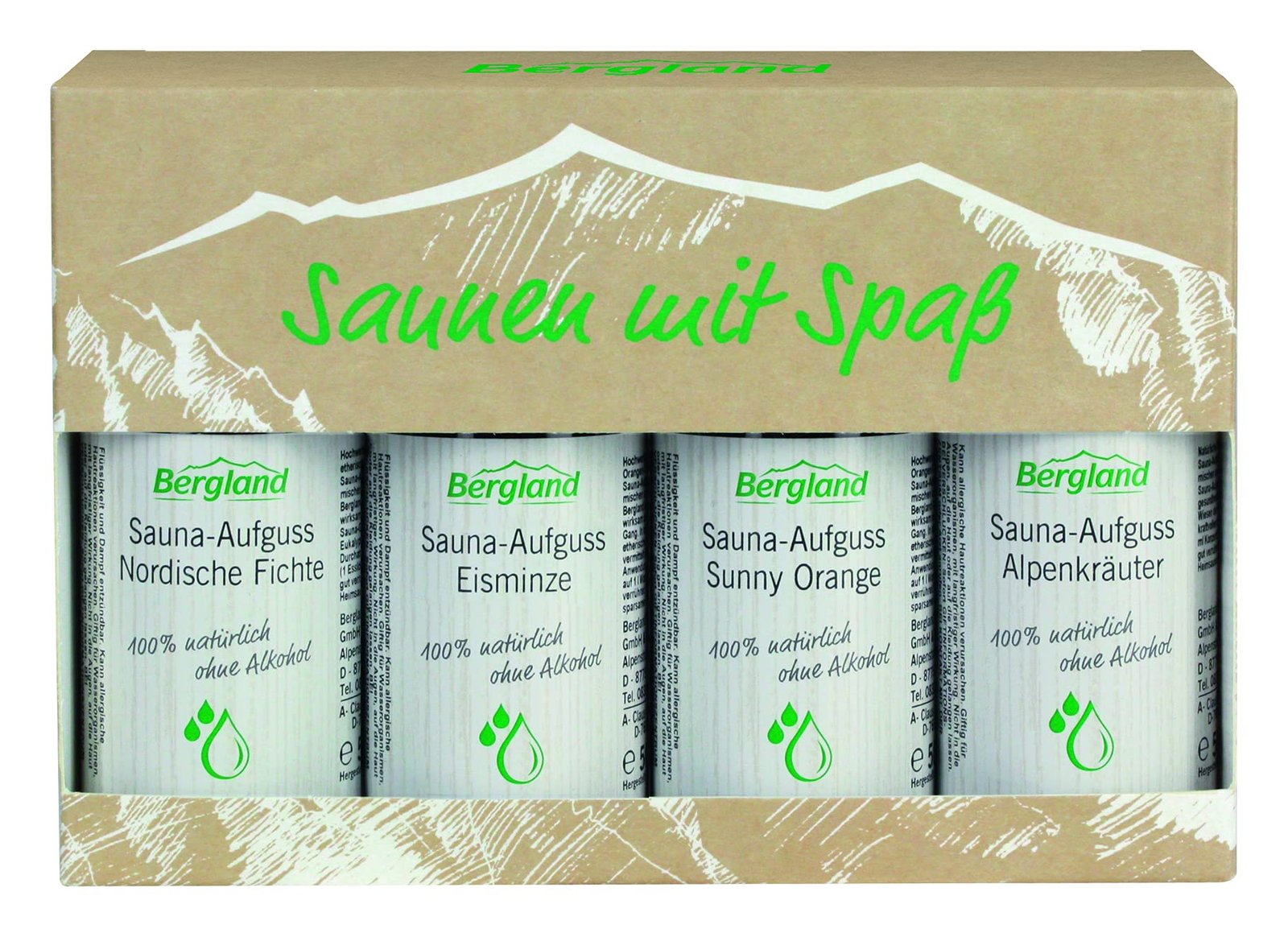 Bergland Sauna-Aufguss-Set