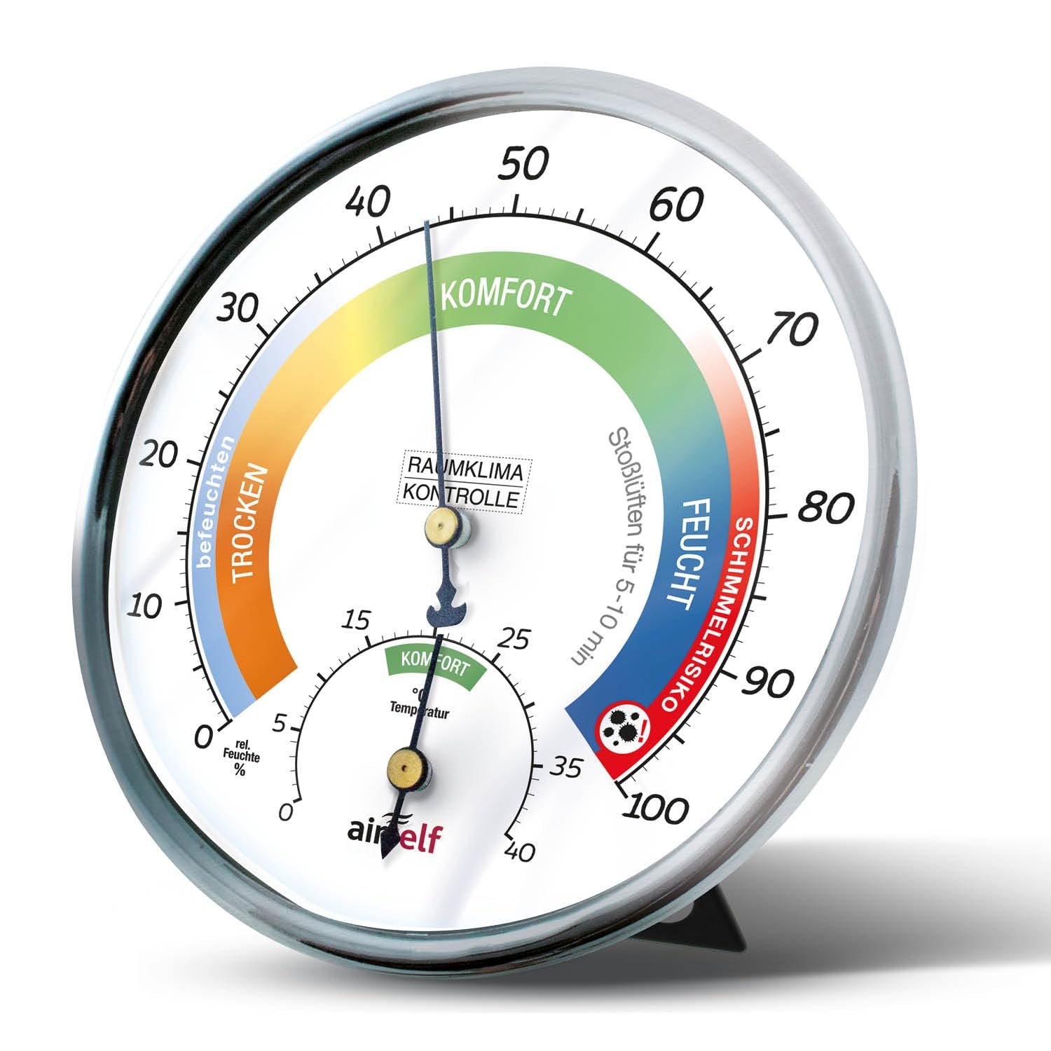 airself Analoges Thermohygrometer