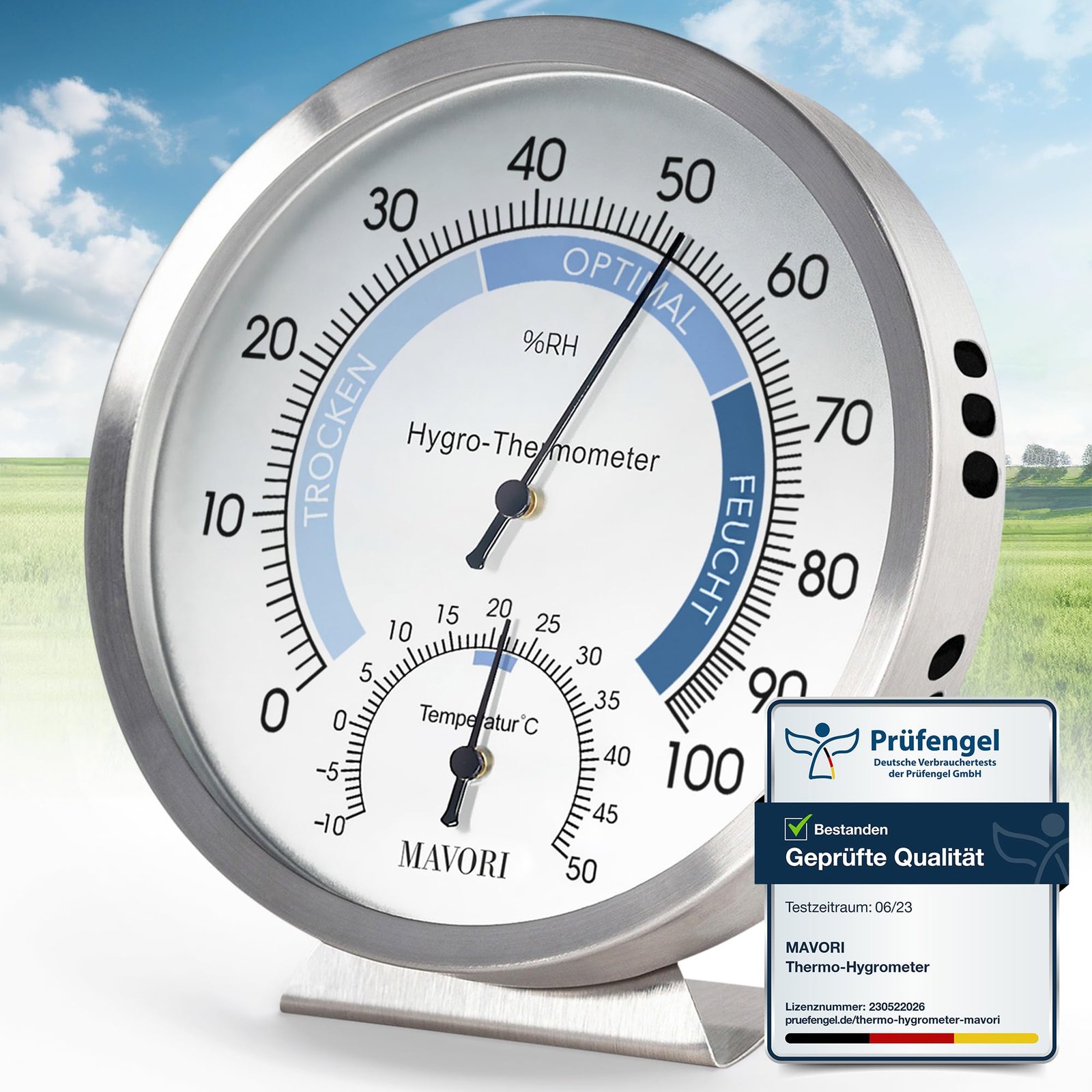 MAVORI® 2in1 Hygrometer & Thermometer