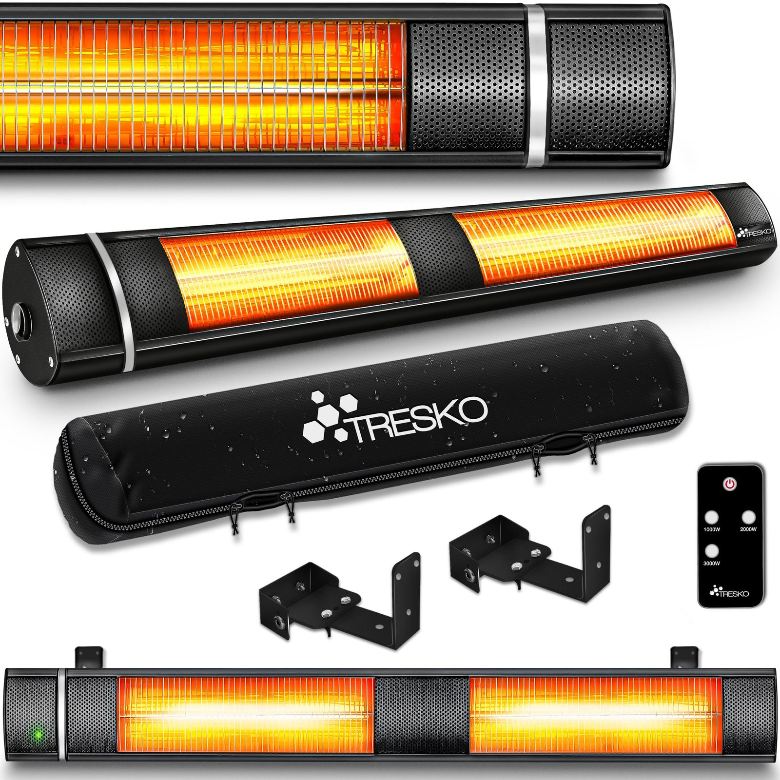 TRESKO Infrarot Heizstrahler 3000W
