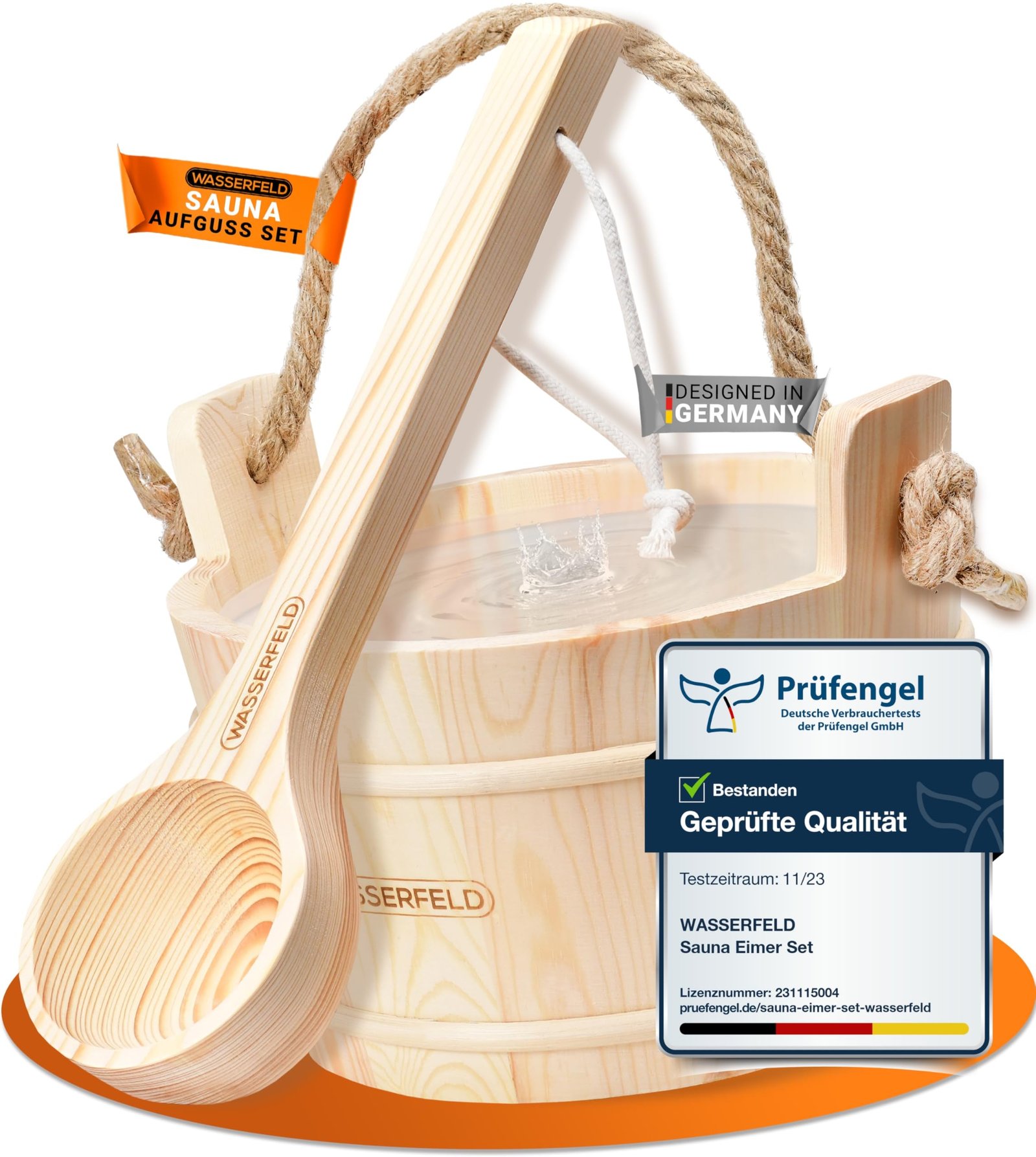 ALPENHAUCH Sauna Eimer Set