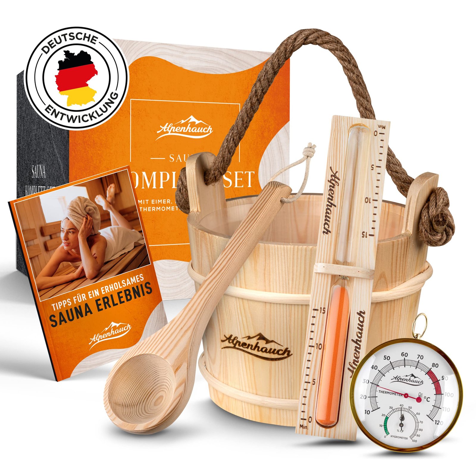 WASSERFELD® Sauna Eimer Set