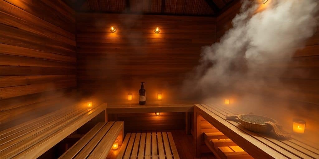 Traditionelles ayurvedisches Dampfbad (Swedana) in einem Kerala-Wellness-Zentrum