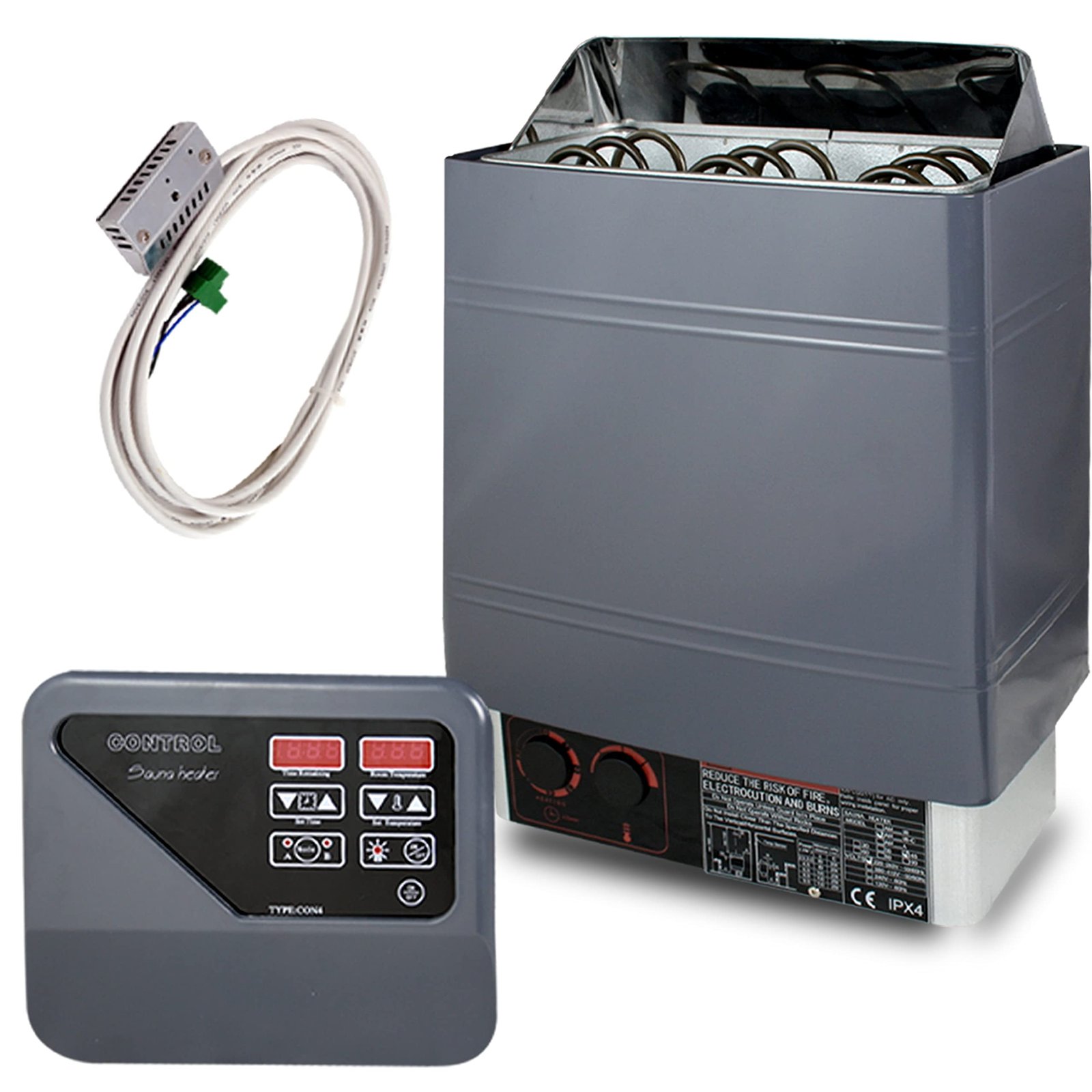 vanvilla Saunaofen 6kW mit externer Steuerung