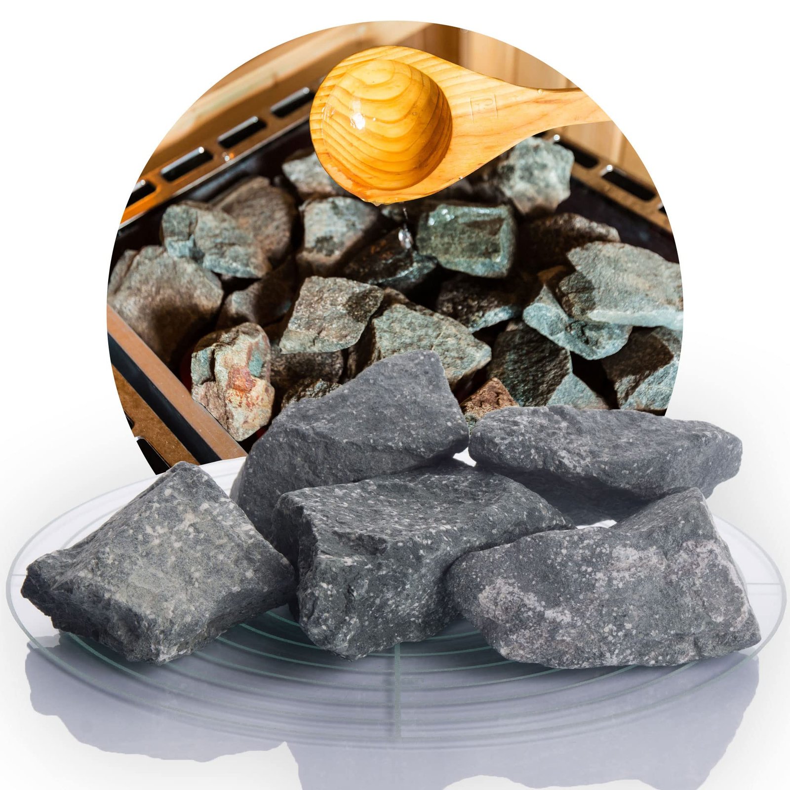 Schicker Mineral Deutsche Saunasteine 20 kg
